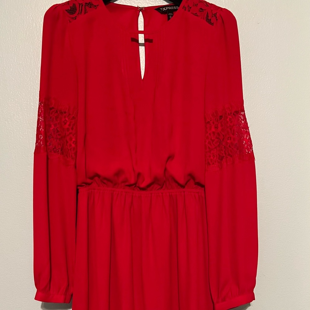 EXPRESS red dress XS